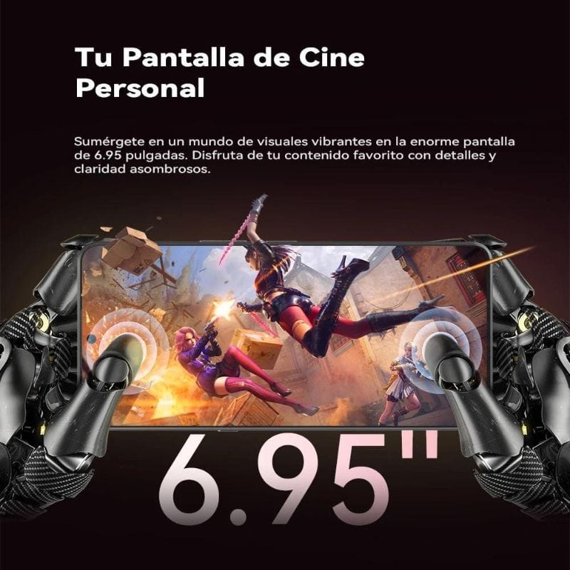 Cubot Max 5 5G 12GB/256GB Negro - Teléfono Móvil pantalla 6.95