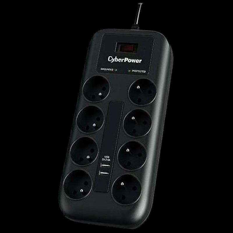 Bloc multiprise CyberPower P0820SUF0-DE avec protection