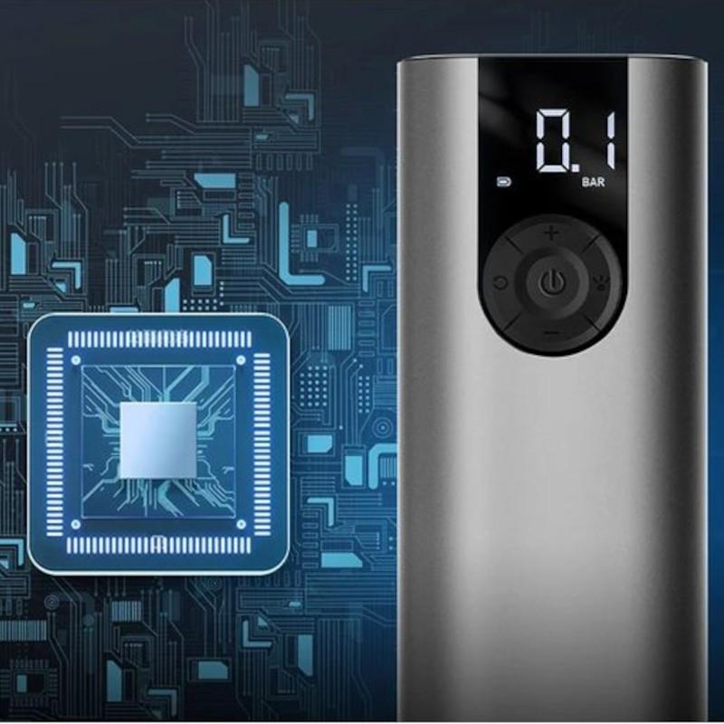 Potente Cycplus A8 Gris - Inflador eléctrico