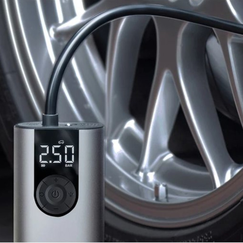 Frontal de Cycplus A8 Gris - Inflador eléctrico