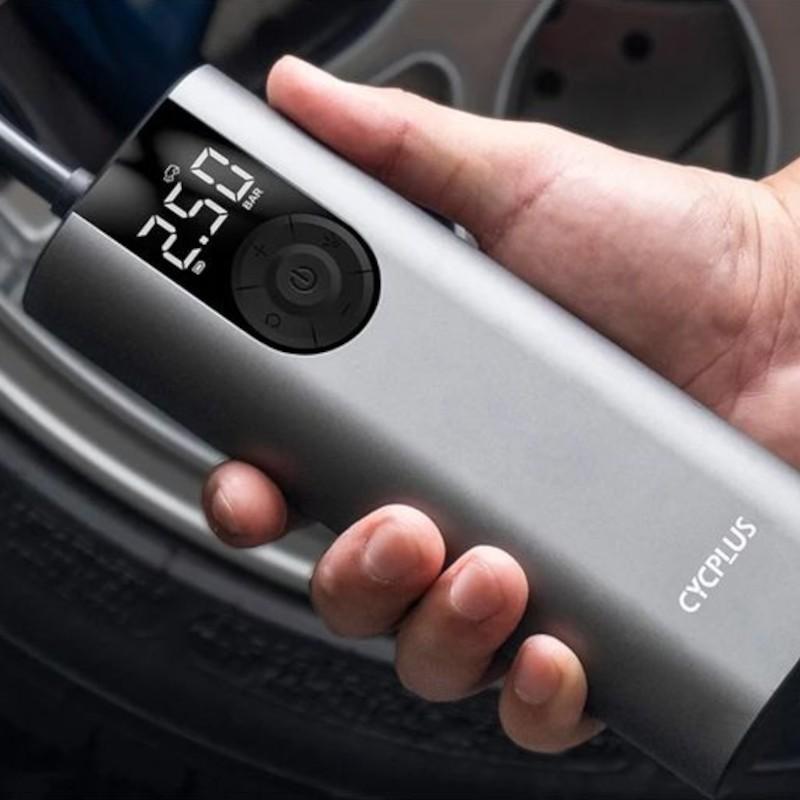 Adaptable Cycplus A8 Gris - Inflador eléctrico