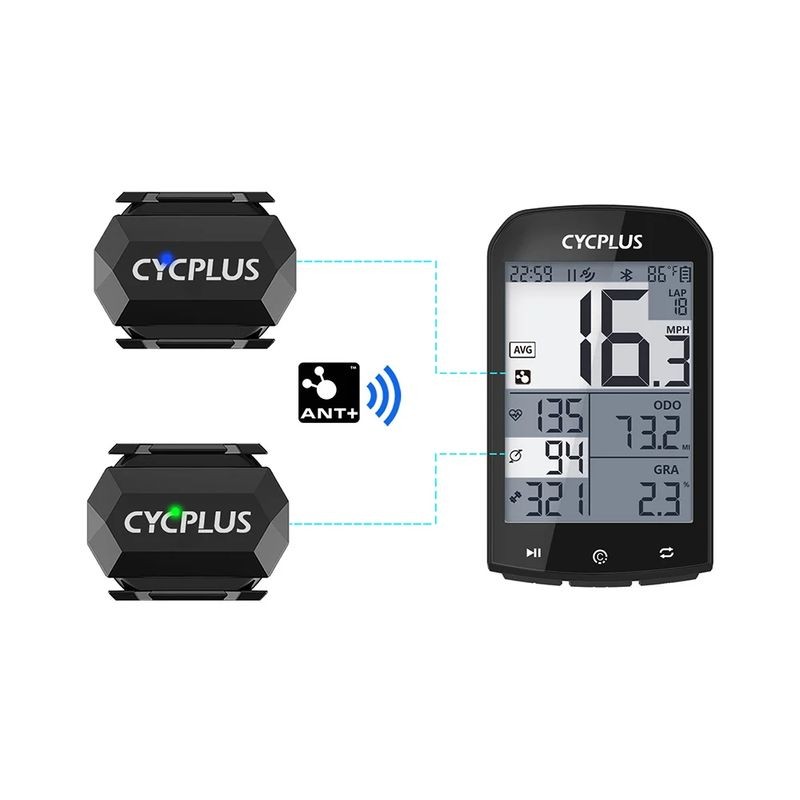 Conexión de Cycplus C3 Negro - Sensor de velocidad y cadencia