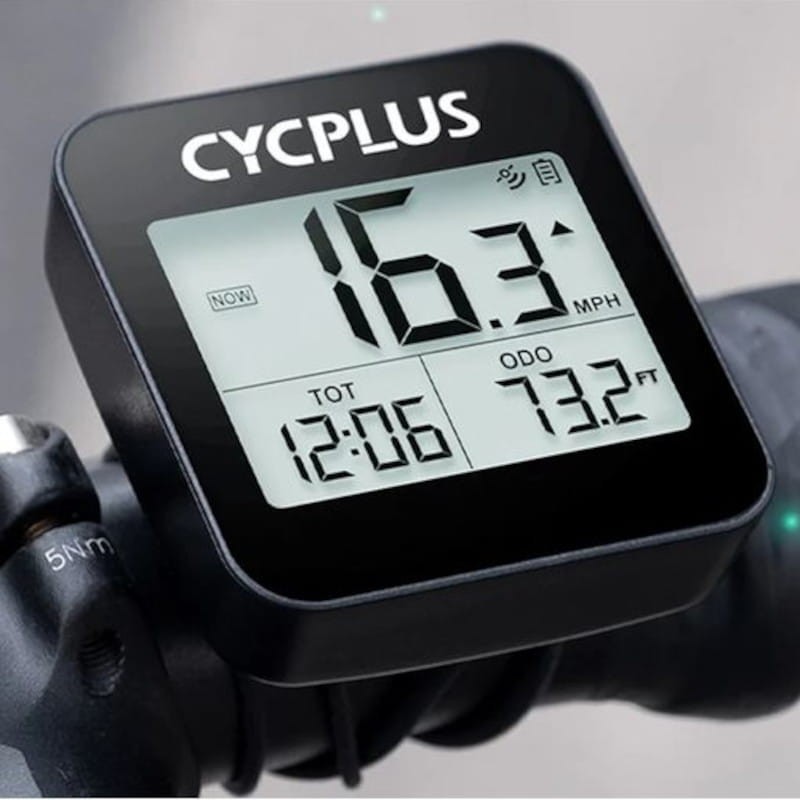 Adaptable Cycplus G1 GPS+Galileo+Glonass+Beidou Noir - Compteur vélo