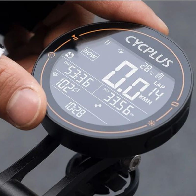 Ecrã de Cycplus M2 BLE/ANT+ Preto - Ciclocomputador