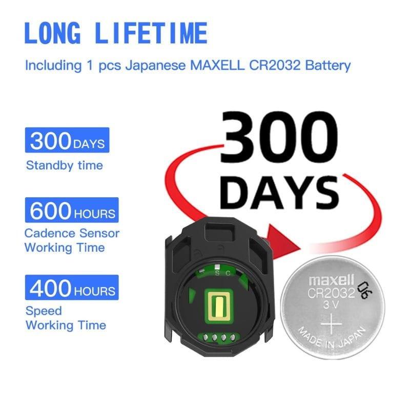 Larga duración Cycplus C3 Negro - Sensor de velocidad y cadencia