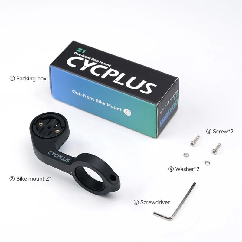 Cycplus Z1 Black - Support pour ordinateur de vélo Contenu du paquet