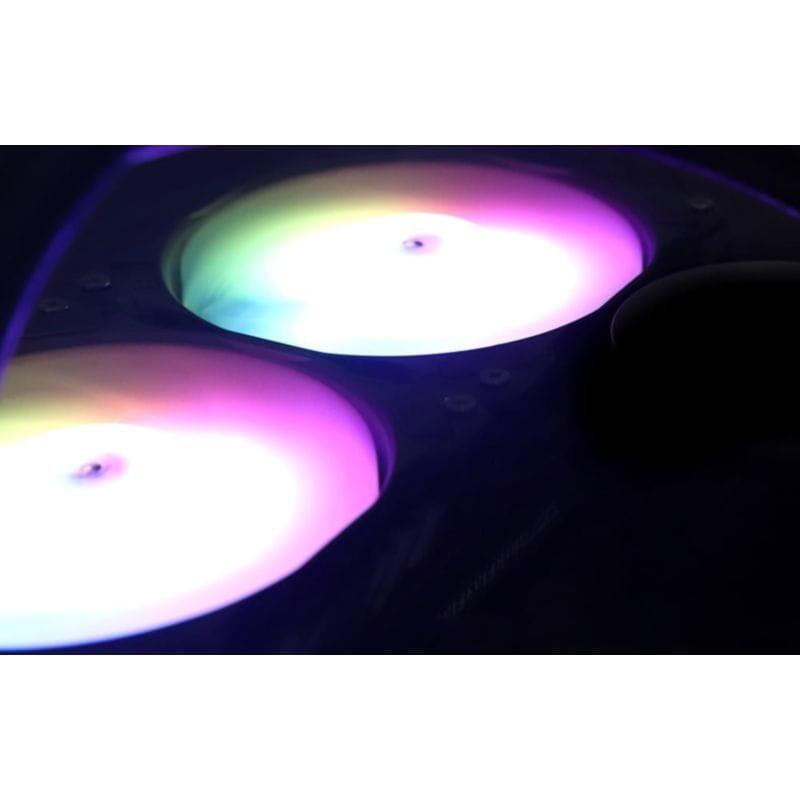 Refrigeración líquida Darkflash DN-D240 Negro con iluminación RGB