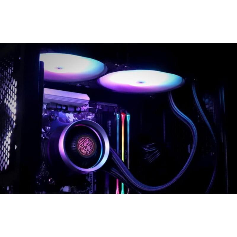 Refrigeración líquida Darkflash DN 240 Negro con base de cobre