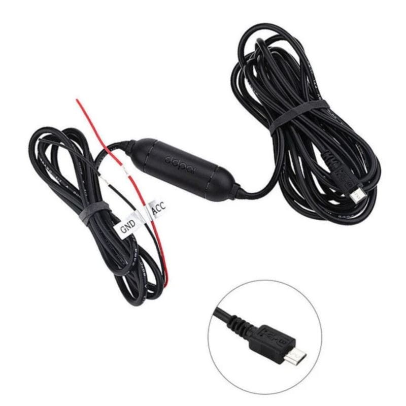 Detalhe do conector do DDPAI Hardwire Kit para Dashcam DDPAI Mini