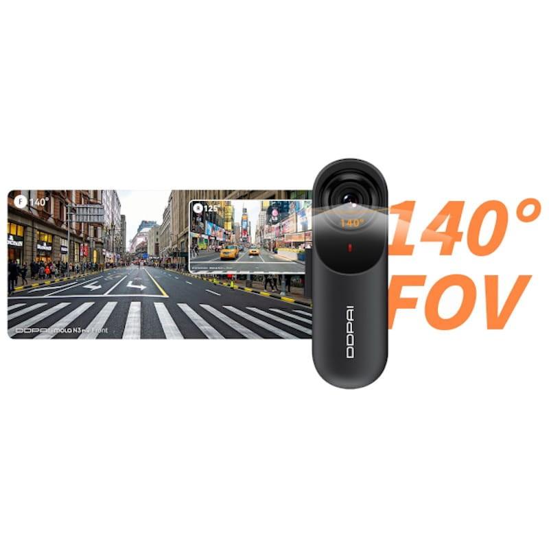 DDPAI Mola N3 Pro - Cámara para coche con Wifi y Grabadora Ángulo