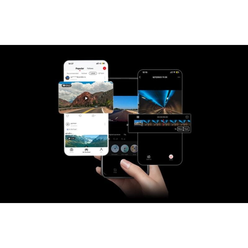 APP de la Cámara de coche DDPAI N1 Dual