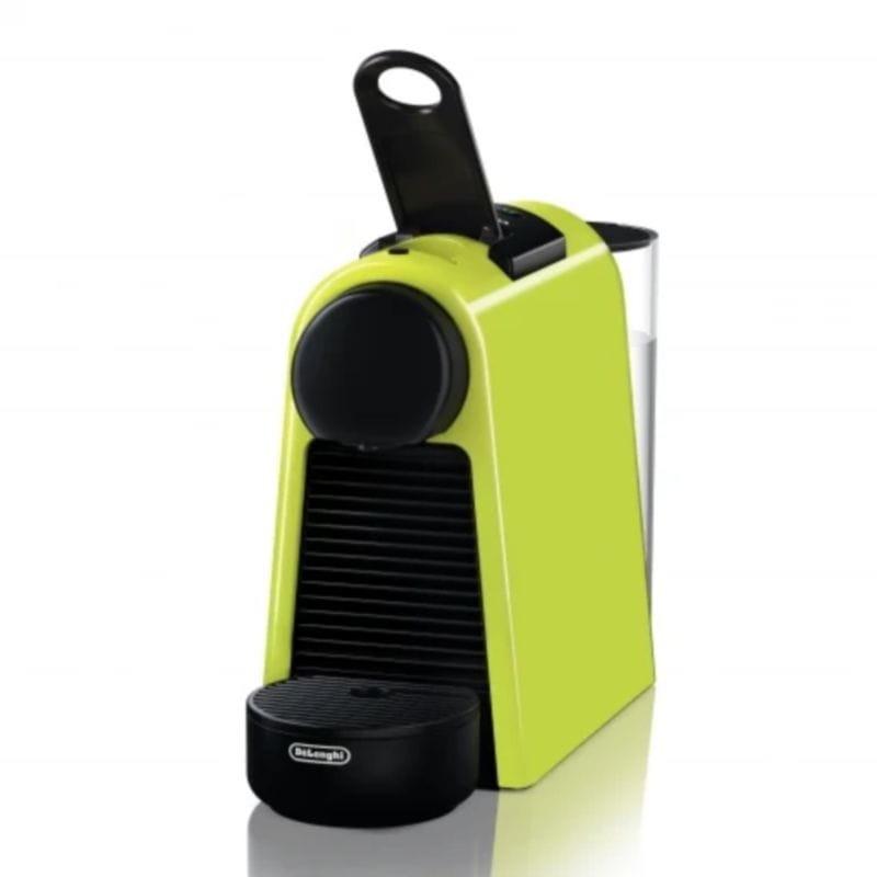 Cafetera De'Longhi Essenza Mini EN85.L Lima con compartimento para cápsulas