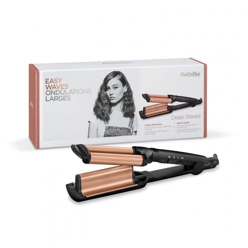 Rizador de pelo BaByliss Deep Waves Negro/Naranja caja
