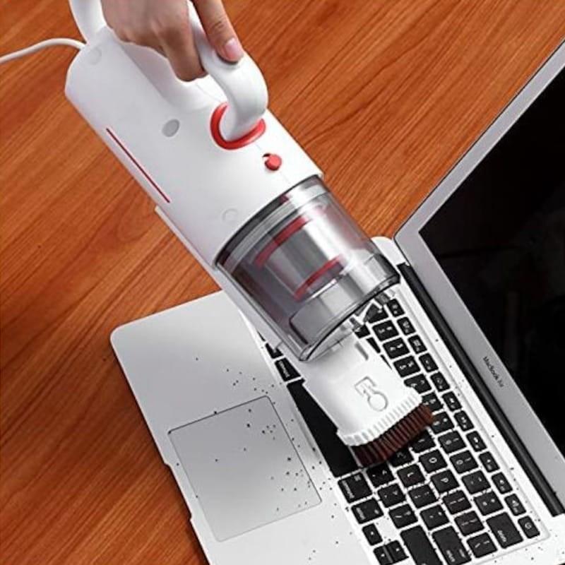 Aspirateur à Main Deerma CM1300 Rouge - Aspirateur sans sac - Acariens