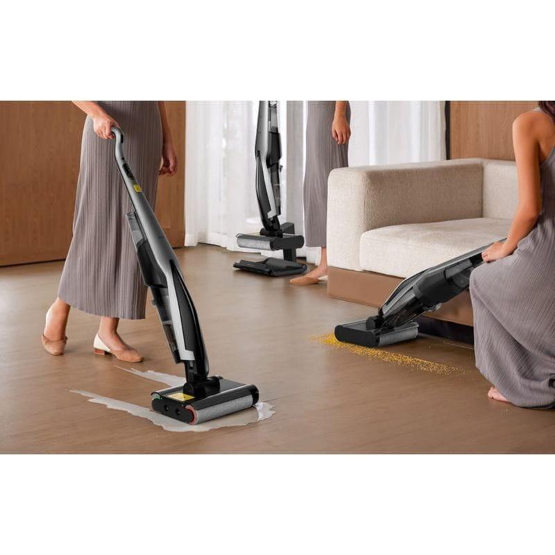 Aspirador Deerma DEM-VX96W Preto com tanque duplo de 600 ml