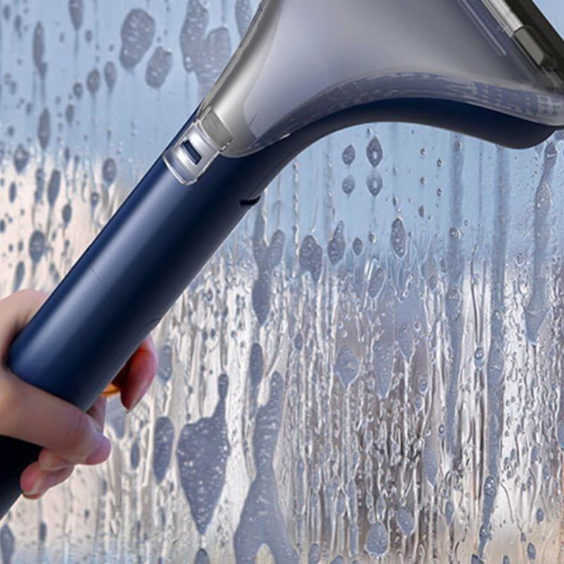 Deerma DEM-BY200 - Aspiradora de alfombra limpiando cristales