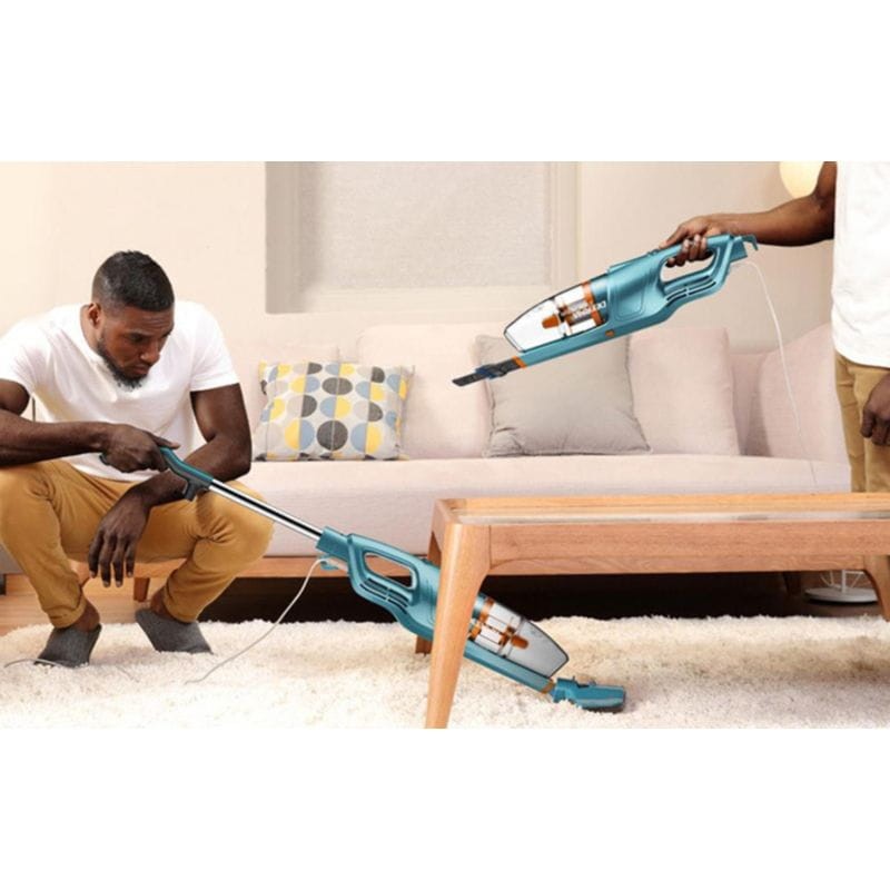 Aspirador Deerma DX900 Azul com acesso a áreas de difícil acesso