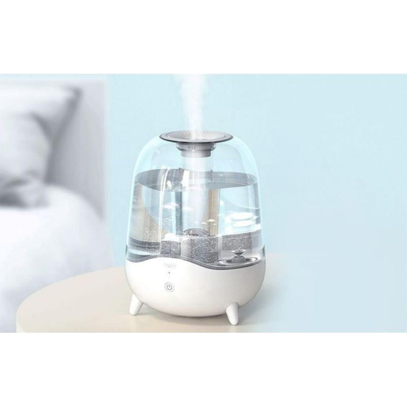 Humidificador Deerma F325 con tanque transparente y visible