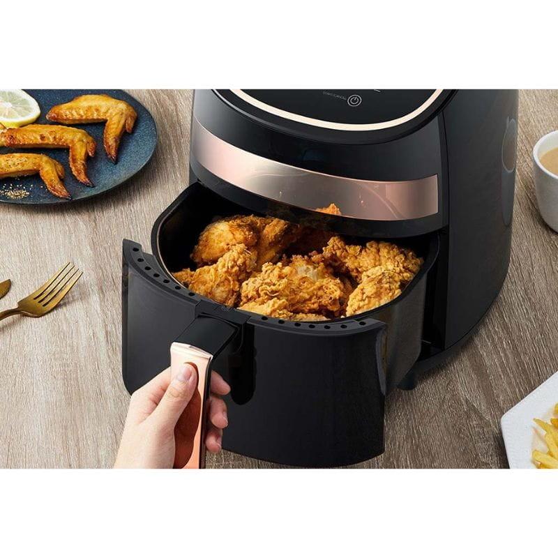 Deerma KZ100 1000W - Friteuse d'air photo réelle cuisson du poulet