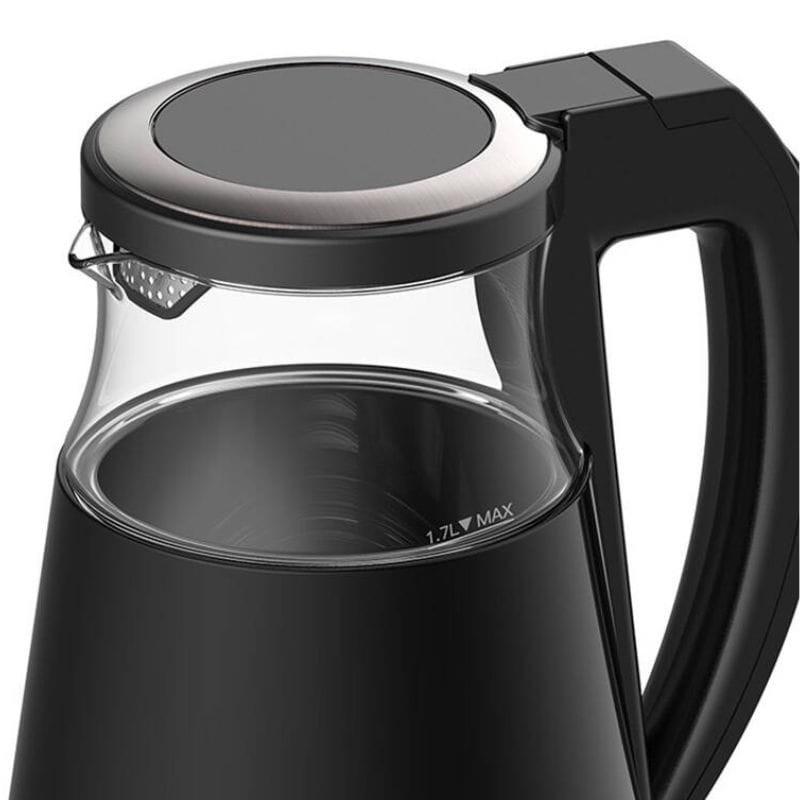 Deerma SH90W 1.7 L - Detalhe da tampa da chaleira elétrica