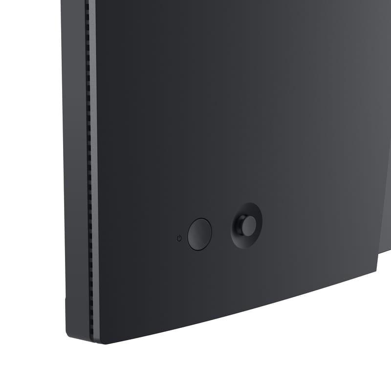 Dell P Series P2722H 27 Full HD LCD IPS preto - detalhe do botão de ação do monitor do PC