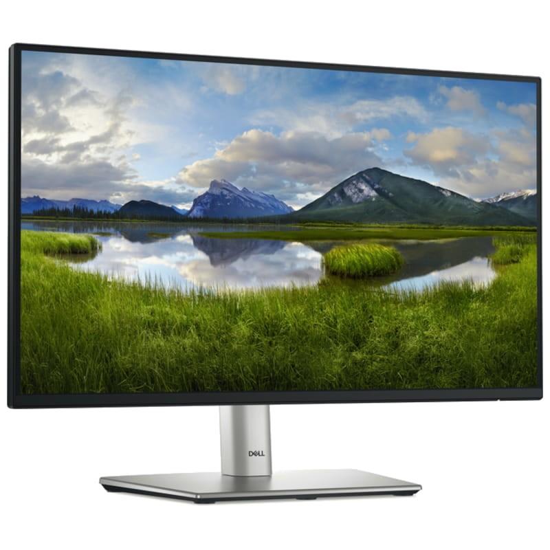 DELL Série P P2225H 21,5 Full HD LCD ComfortView Plus Noir, Argent - Moniteur PC Vue avant côté droit