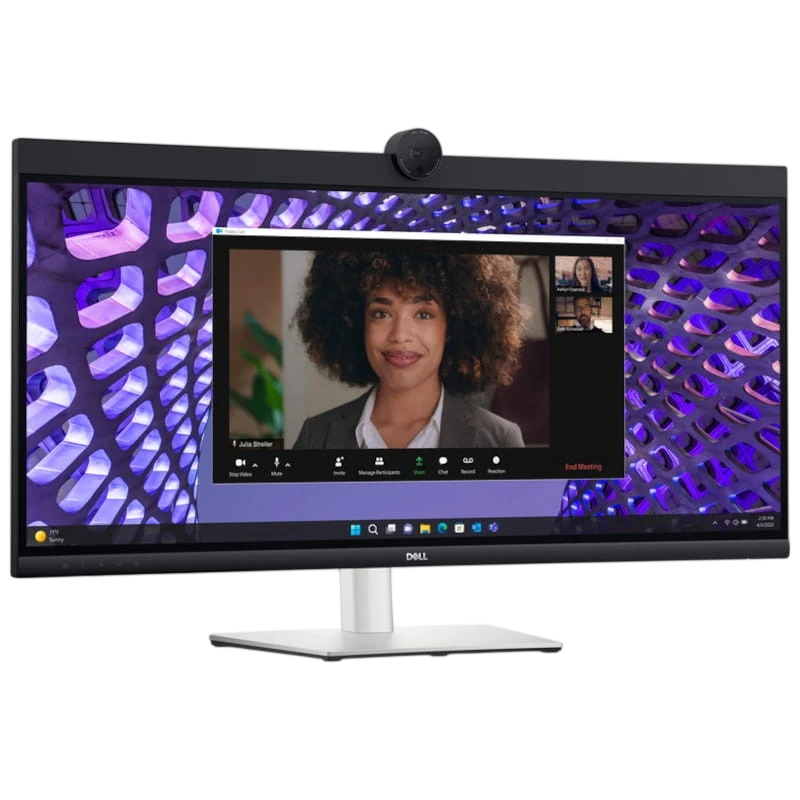 Dell P Series P3424WEB 34,1" WQHD IPS UltraWide curvo com webcam e colunas Preto - Monitor para PC