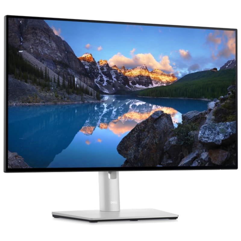 Dell UltraSharp U2422H 24 Full HD LCD IPS Argent – ​​Moniteur PC Vue avant côté droit