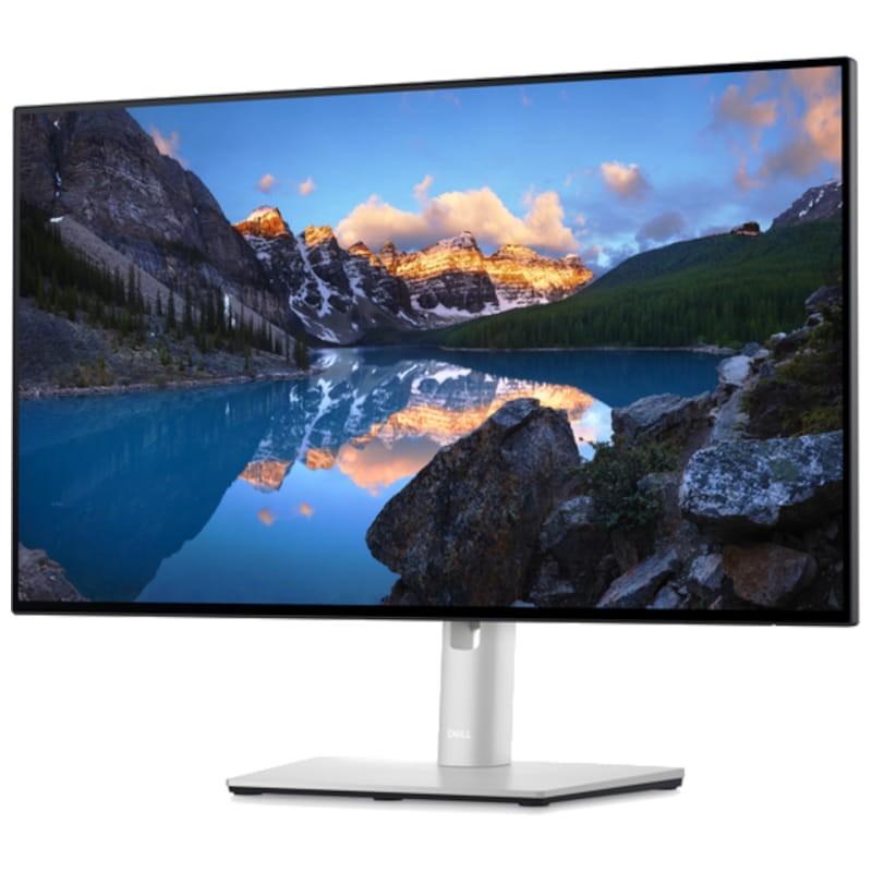 Dell UltraSharp U2422H 24 Full HD LCD IPS Argent – ​​Moniteur PC Vue avant côté gauche
