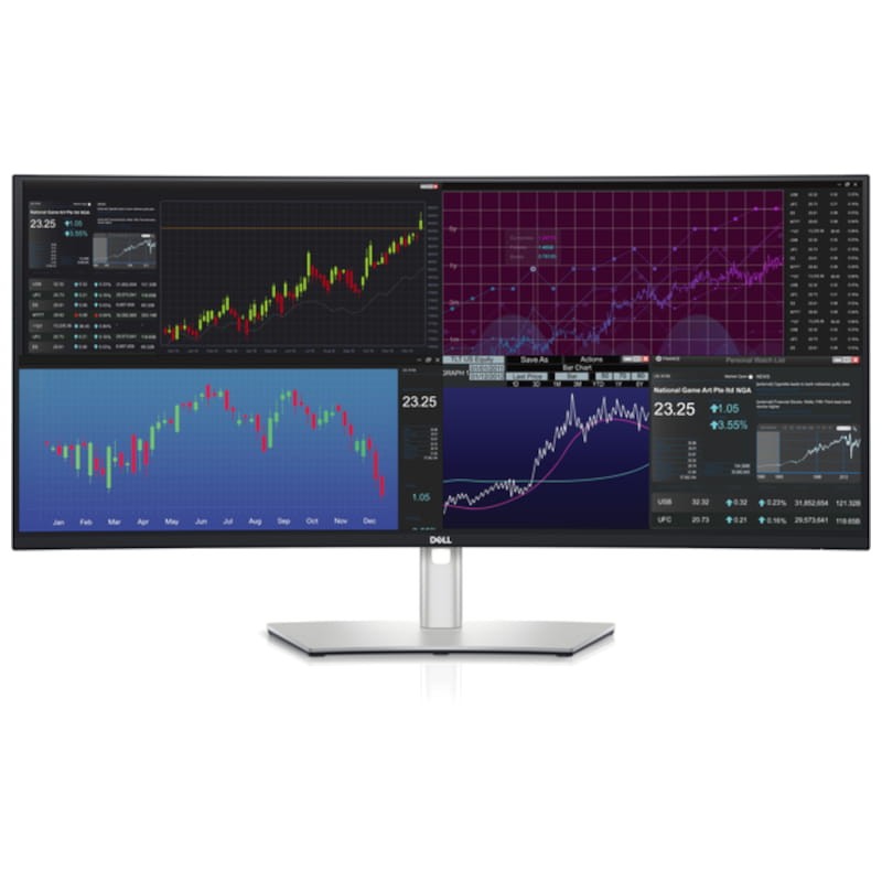 Monitor DELL UltraSharp U3824DW 37.5 Preto/Prata com tecnologia IPS Black