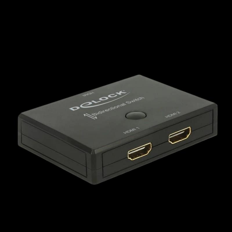 DeLOCK 18749 Negro - Interruptor de video HDMI