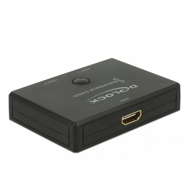 DeLOCK 18749 Negro - Interruptor de video HDMI imagen trasera