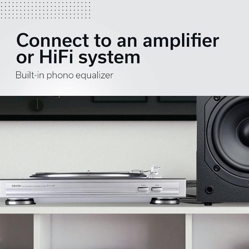 Denon DP 29 F Black - Sistema hi fi com gira-discos