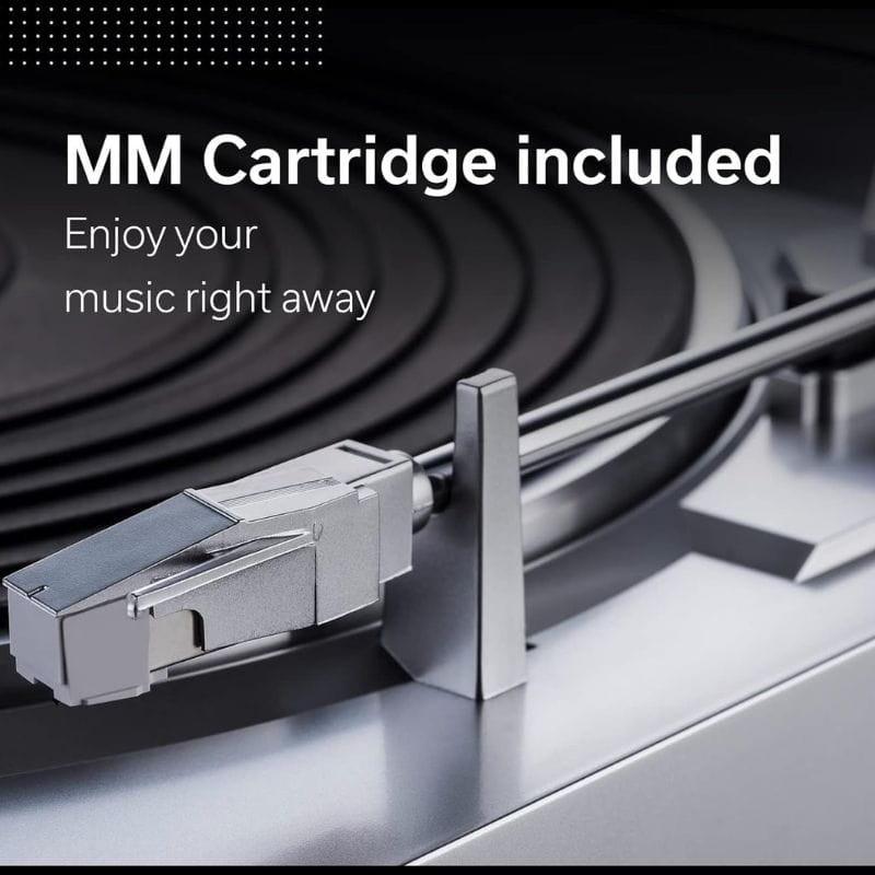 Denon DP 29 F Preto - Gira-discos com imagem de agulha