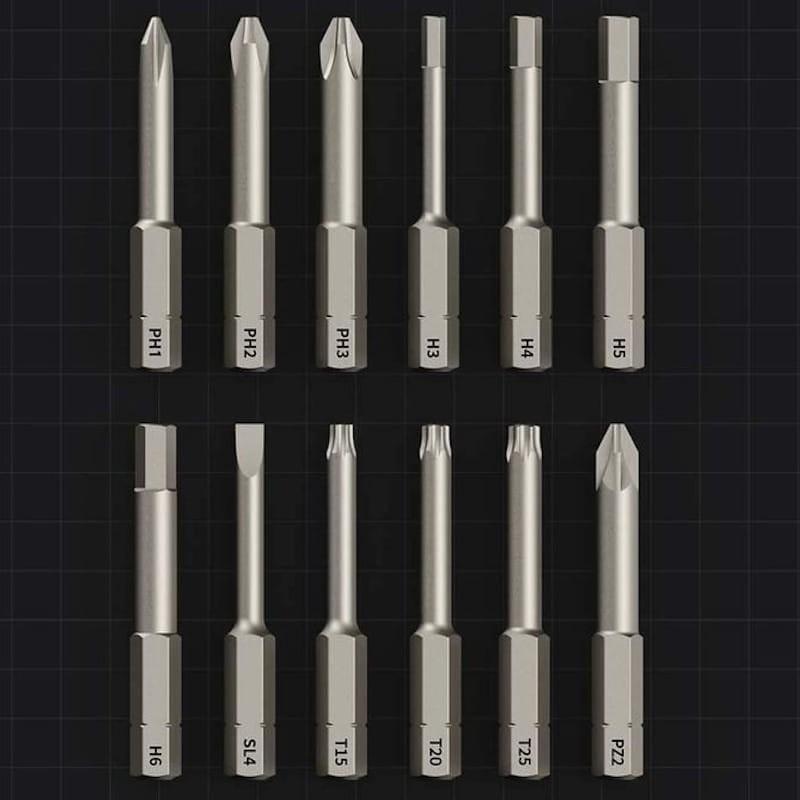 Tournevis électrique Hoto 3.6V sans fil 12 en 1 - 12 conseils