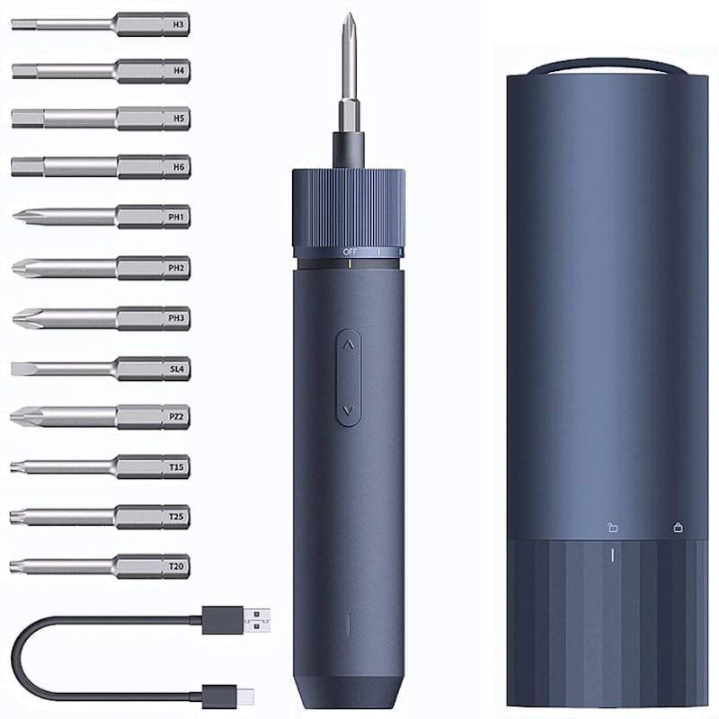 Tournevis électrique Hoto 3.6V sans fil 12 en 1 - Contenu