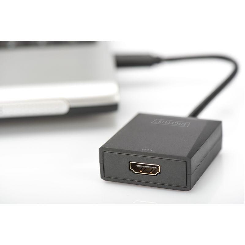 Frontal de Digitus Adaptateur USB 3.0 para HDMI Preto