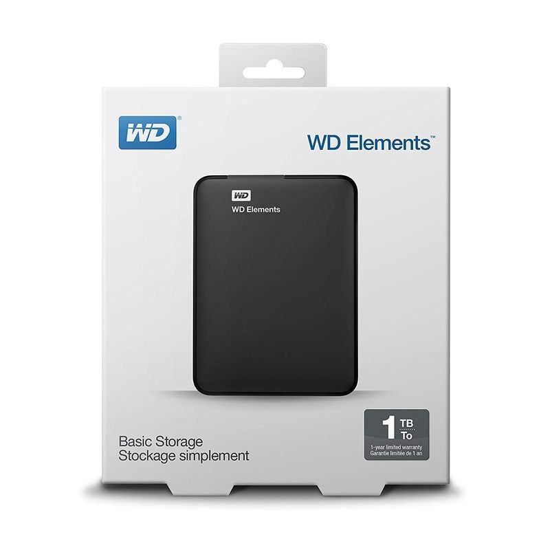 Disco Rígido Externo 1TB Western Digital Elements 2.5 USB 3.0