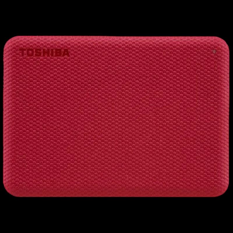 Disco rígido externo 2 TB Toshiba Canvio Advance 2.5 USB 3.2 Vermelho