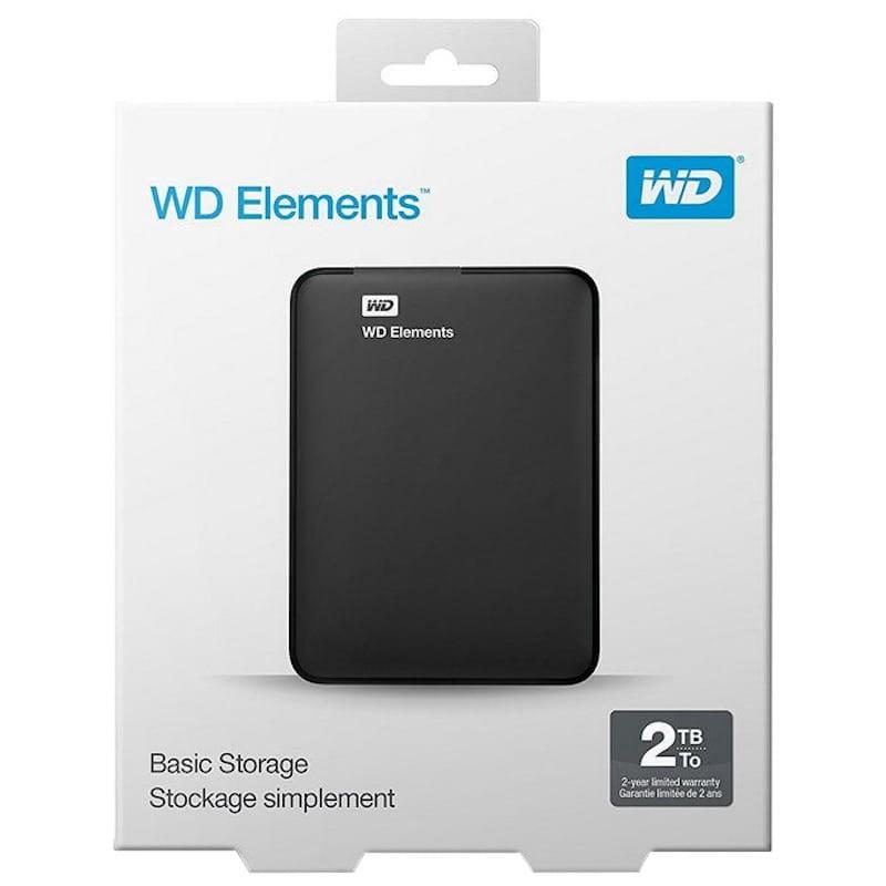 Disco duro externo 4TB Western Digital Elements 2.5 USB 3.2 Gen 1 - Caja