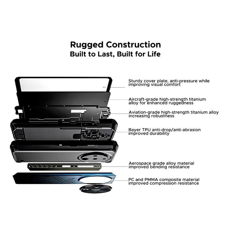 Doogee Fire 6 6GB/256GB Negro - estructura y materiales