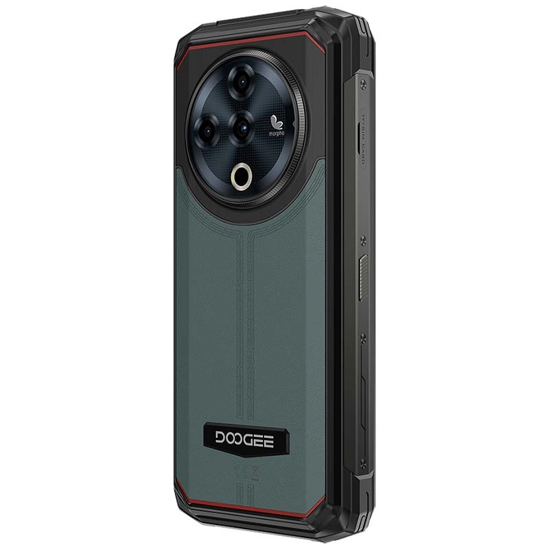 Doogee Fire 6 Power 8GB/256GB Verde - vista traseira e lateral esquerda