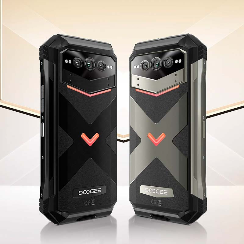 Teléfono móvil Doogee V Max Plus 16GB/512GB Gris y Negro