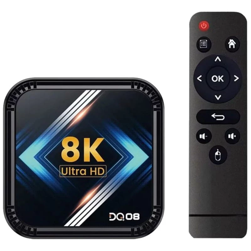 DQ08 8K RK3528 4GB/32GB Wifi Dual Android 13 Negro - Android TV