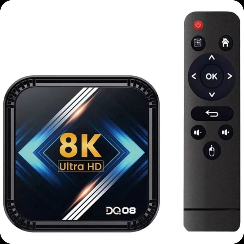 DQ08 8K RK3528 4GB/32GB Wifi Dual Android 13 Negro - Android TV