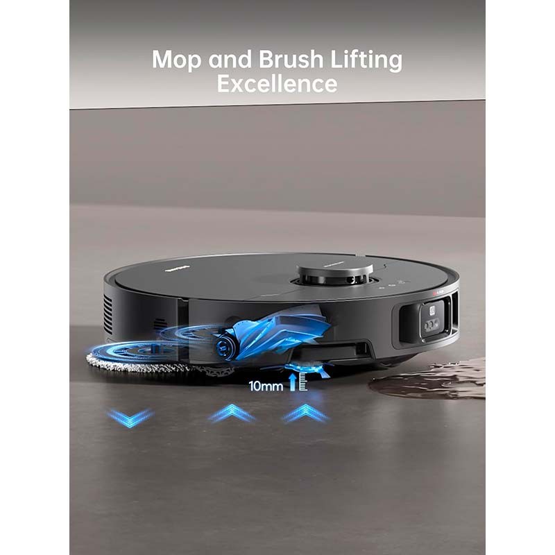 elevação de mopas do Aspirador Dreame X40 Ultra Preto