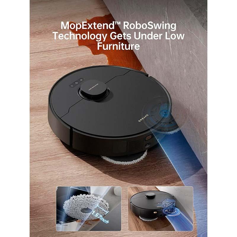 mopas rotativas do Aspirador Dreame X40 Ultra Preto