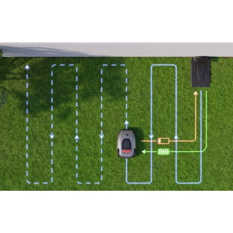 Tondeuse Dreame A1 avec une largeur de coupe de 22 cm