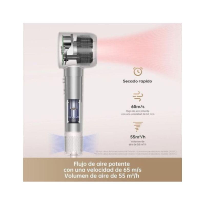 Sèche-cheveux Dreame Hair Gleam Rose avec un débit d'air de 65 m/s