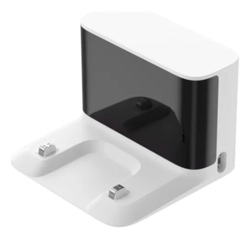 Detalle de la estación de carga del Dreame L10s Pro Gen2 Blanco